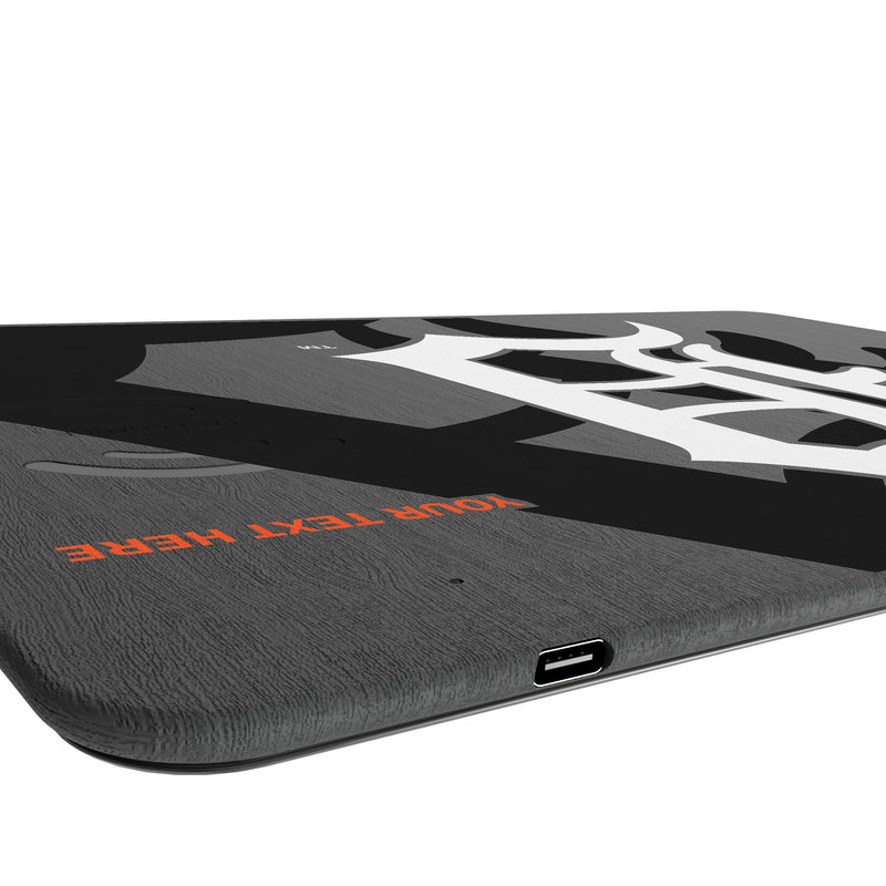 Detroit Tigers Personalized Tilt 15-Watt Wireless Charger and Mouse Pad Port.Jpg