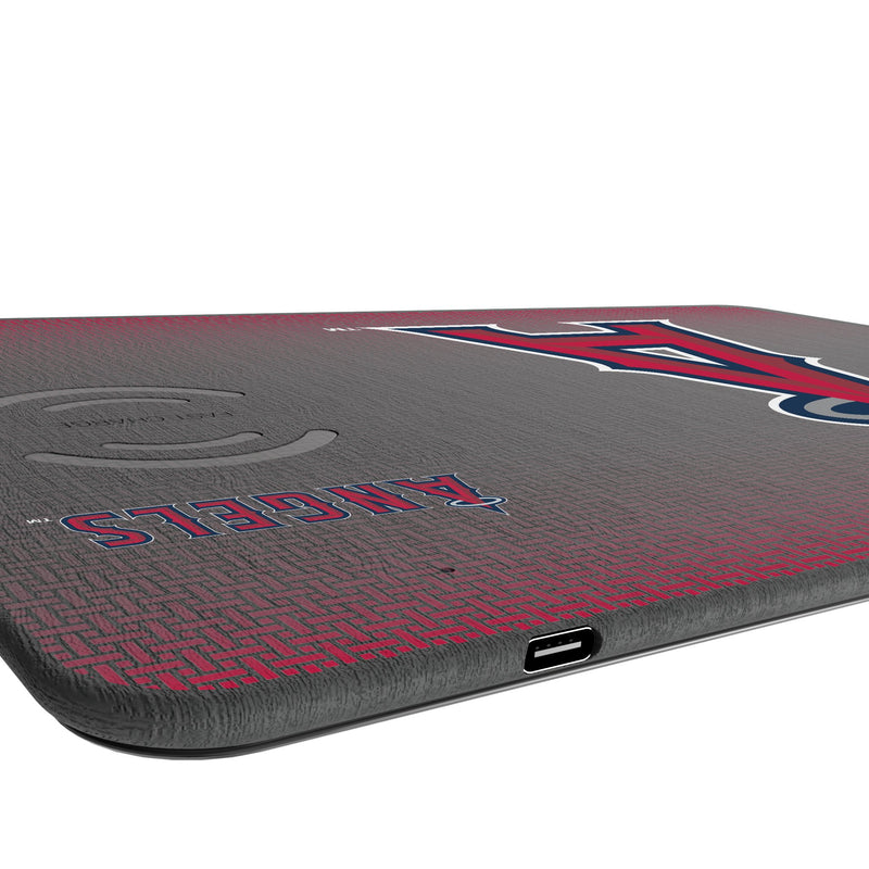 Los Angeles Angels Linen 15-Watt Wireless Charger and Mouse Pad Port.Jpg