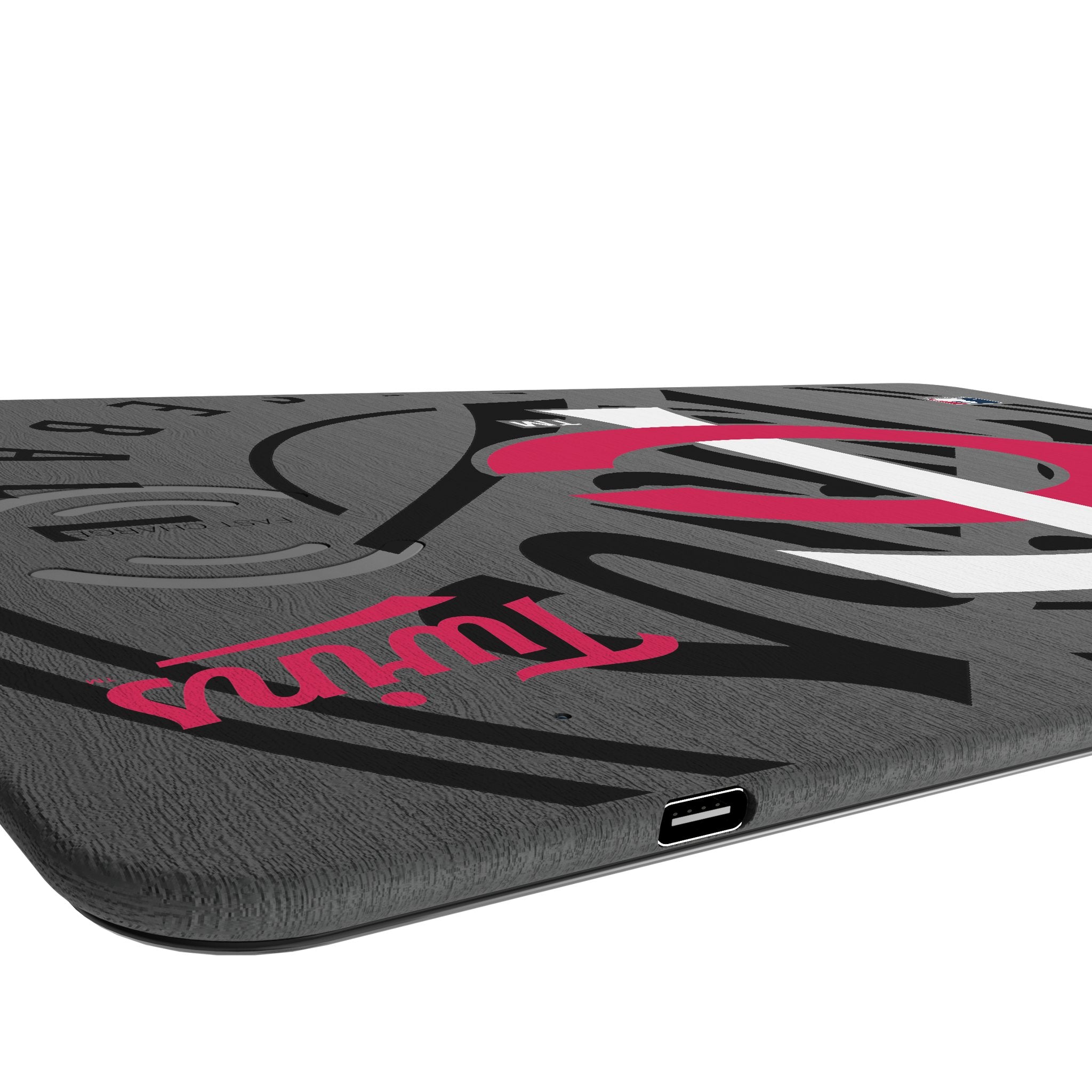 Minnesota Twins Monocolor Tilt 15-Watt Wireless Charger and Mouse Pad Port.Jpg