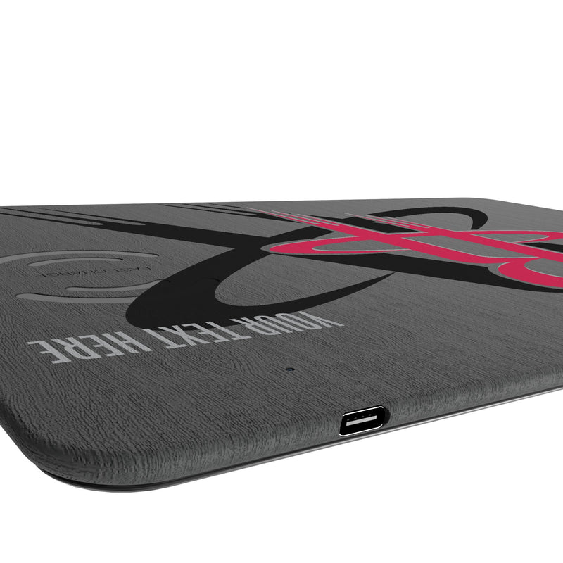 Houston Rockets Personalized Tilt 15-Watt Wireless Charger and Mouse Pad Port.Jpg