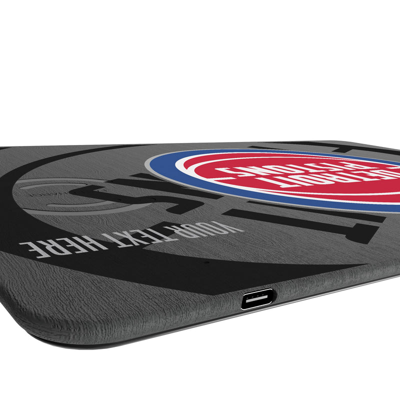 Detroit Pistons Personalized Tilt 15-Watt Wireless Charger and Mouse Pad Port.Jpg