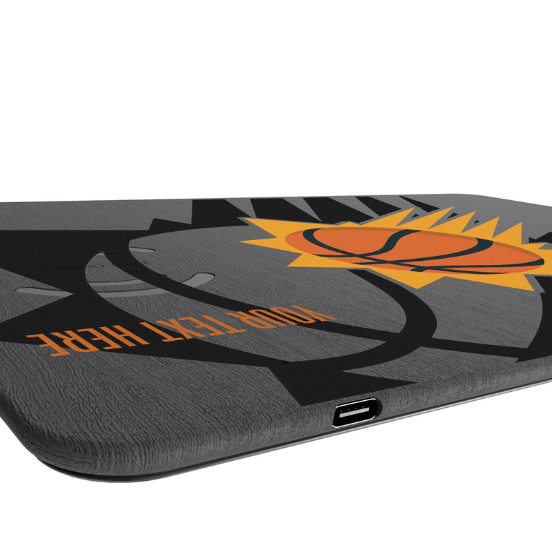 Phoenix Suns Personalized Tilt 15-Watt Wireless Charger and Mouse Pad Port.Jpg