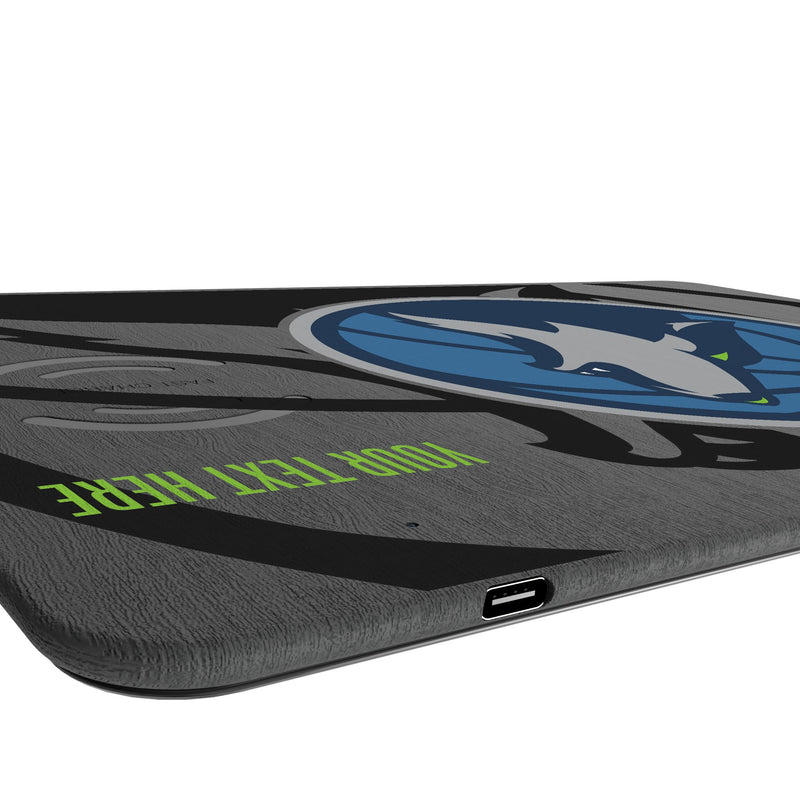 Minnesota Timberwolves Personalized Tilt 15-Watt Wireless Charger and Mouse Pad Port.Jpg
