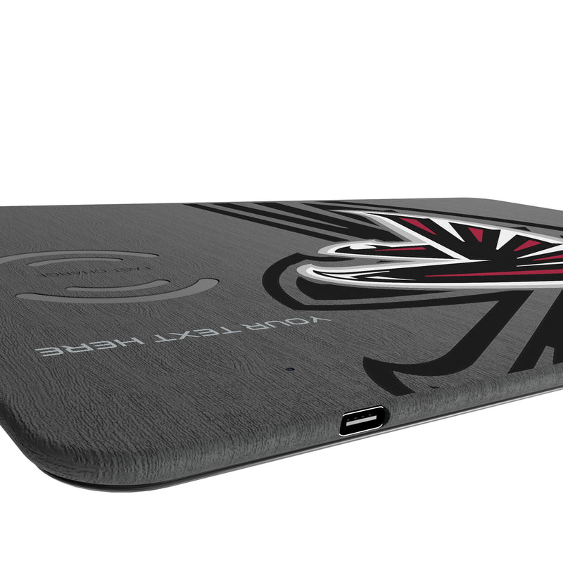 Atlanta Falcons Personalized Tilt 15-Watt Wireless Charger and Mouse Pad Port.Jpg