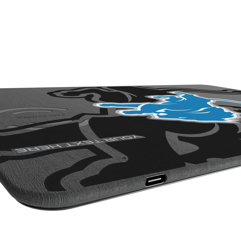 Detroit Lions Personalized Tilt 15-Watt Wireless Charger and Mouse Pad Port.Jpg