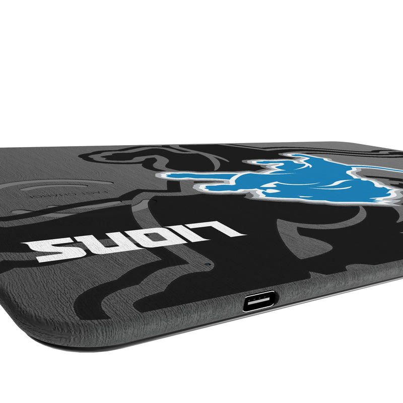 Detroit Lions Monocolor Tilt 15-Watt Wireless Charger and Mouse Pad Port.Jpg