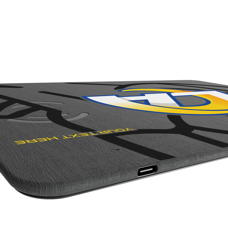 Los Angeles Rams Personalized Tilt 15-Watt Wireless Charger and Mouse Pad Port.Jpg