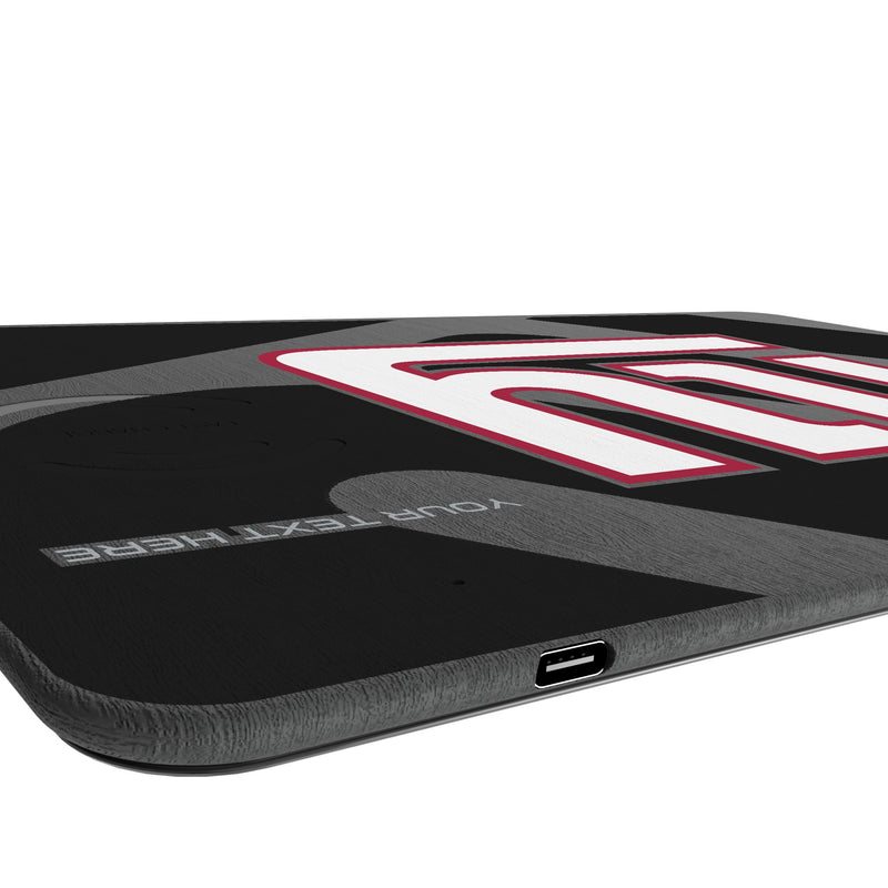 New York Giants Personalized Tilt 15-Watt Wireless Charger and Mouse Pad Port.Jpg