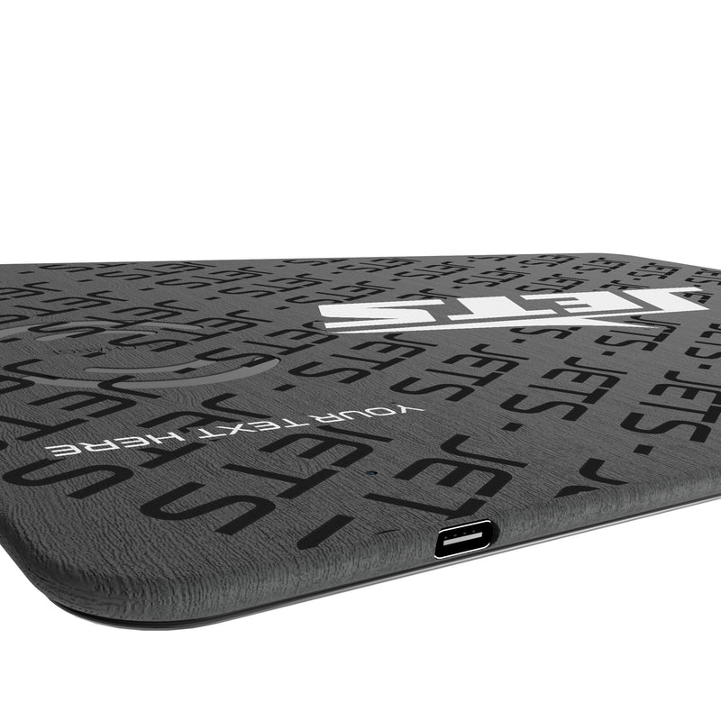 New York Jets Personalized Tilt 15-Watt Wireless Charger and Mouse Pad Port.Jpg