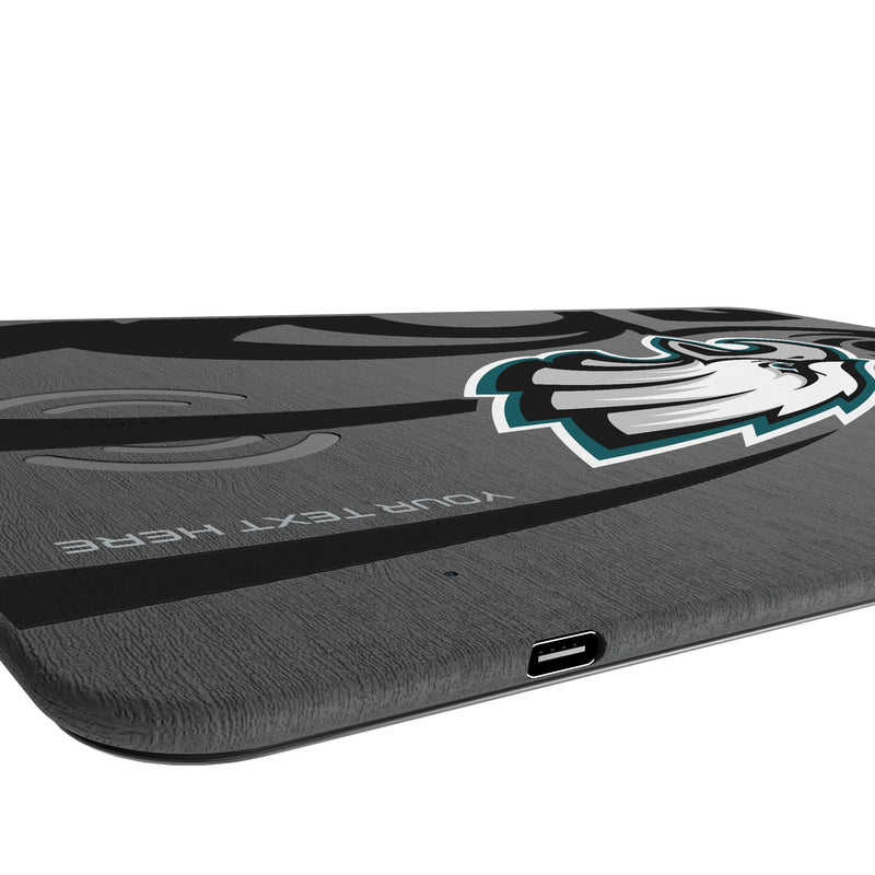 Philadelphia Eagles Personalized Tilt 15-Watt Wireless Charger and Mouse Pad Port.Jpg