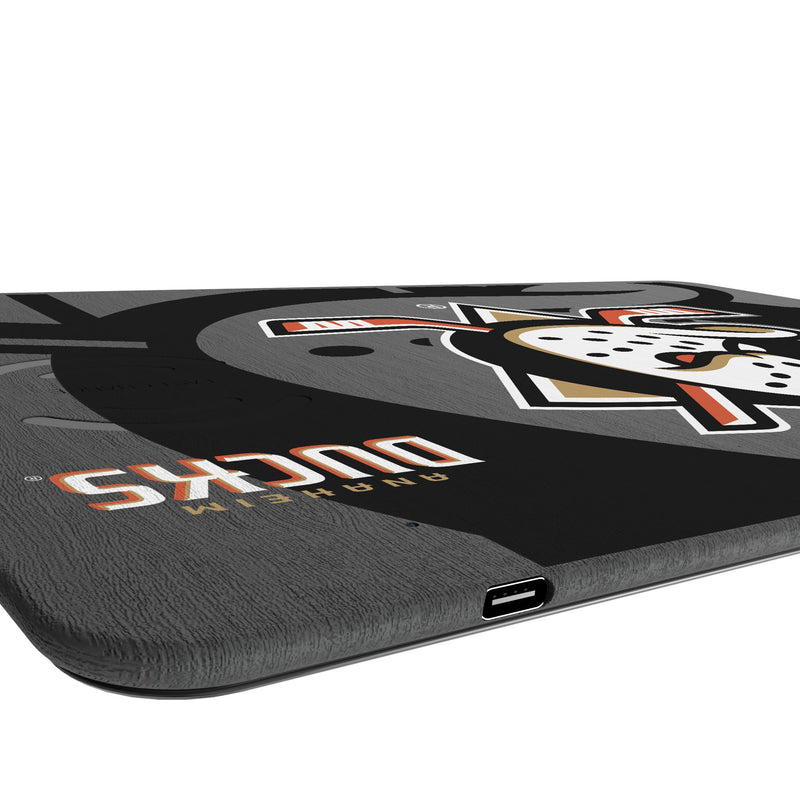 Anaheim Ducks Monocolor Tilt 15-Watt Wireless Charger and Mouse Pad Port.Jpg