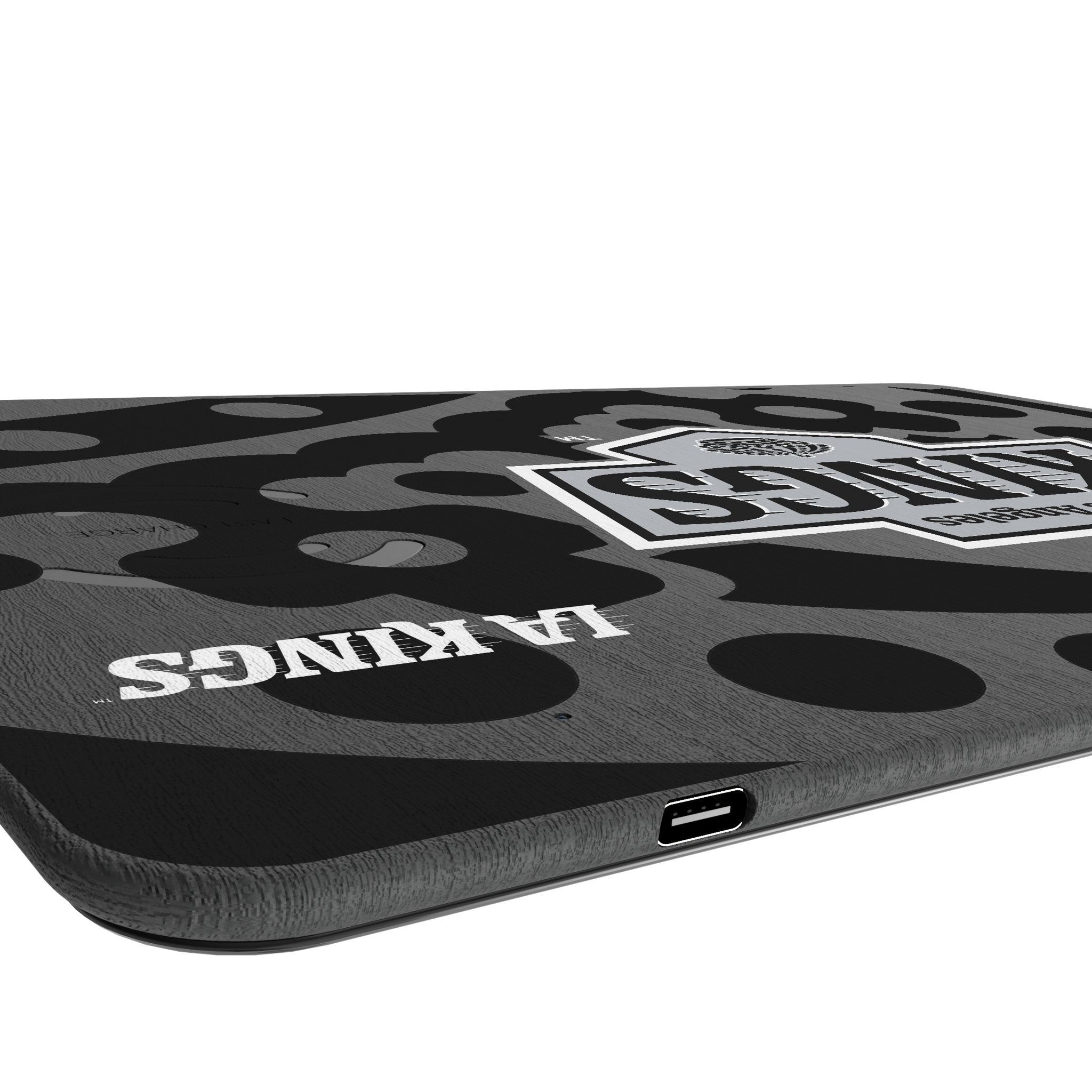 LA Kings Monocolor Tilt 15-Watt Wireless Charger and Mouse Pad Port.Jpg