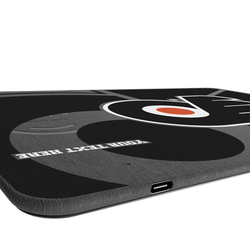 Philadelphia Flyers Personalized Tilt 15-Watt Wireless Charger and Mouse Pad Port.Jpg