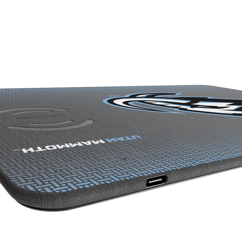 Utah Mammoth Linen 15-Watt Wireless Charger and Mouse Pad Port.Jpg