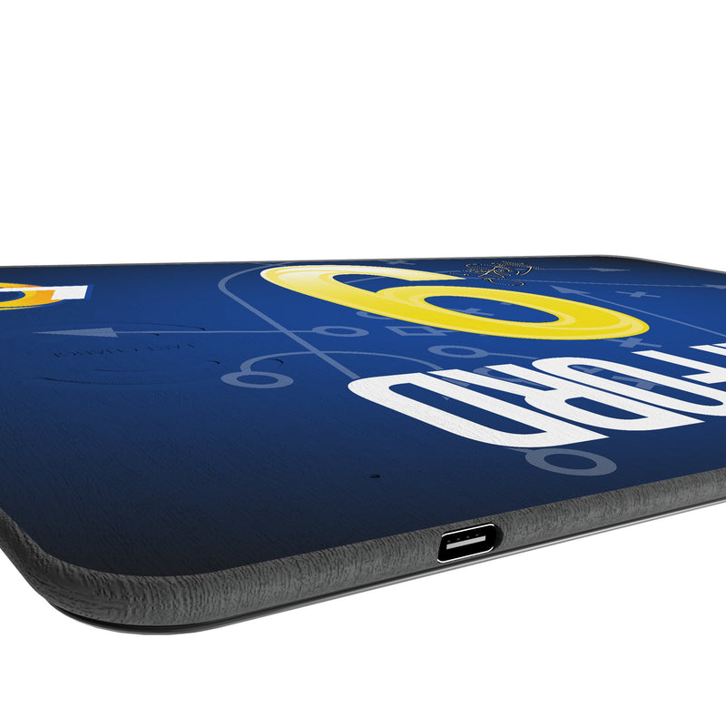 Matthew Stafford Los Angeles Rams 9 Game Tactic 15-Watt Wireless Charger and Mouse Pad Port.Jpg