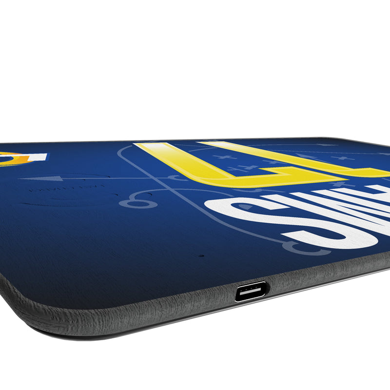 Davante Adams Los Angeles Rams 17 Game Tactic 15-Watt Wireless Charger and Mouse Pad Port.Jpg
