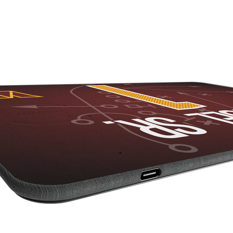 Deebo Samuel Sr. Washington Commanders 1 Game Tactic 15-Watt Wireless Charger and Mouse Pad Port.Jpg