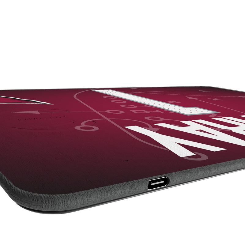 Kyler Murray Arizona Cardinals 1 Game Tactic 15-Watt Wireless Charger and Mouse Pad Port.Jpg