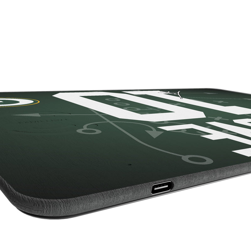 Jordan Love Green Bay Packers 10 Game Tactic 15-Watt Wireless Charger and Mouse Pad Port.Jpg