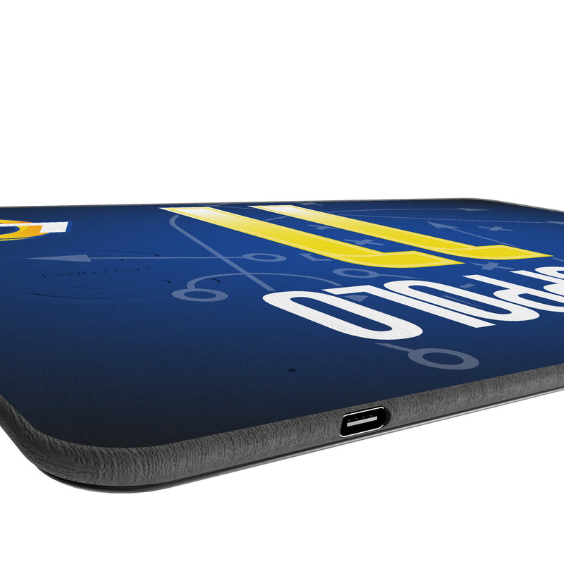 Jimmy Garoppolo Los Angeles Rams 11 Game Tactic 15-Watt Wireless Charger and Mouse Pad Port.Jpg