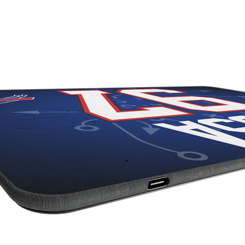 Joey Bosa Buffalo Bills 97 Game Tactic 15-Watt Wireless Charger and Mouse Pad Port.Jpg