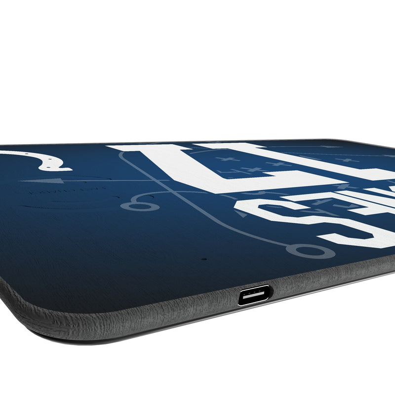 Daniel Jones Indianapolis Colts 17 Game Tactic 15-Watt Wireless Charger and Mouse Pad Port.Jpg