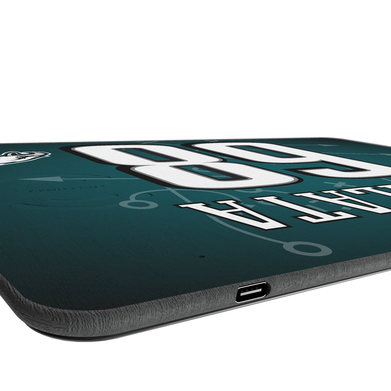 Jordan Mailata Philadelphia Eagles 68 Game Tactic 15-Watt Wireless Charger and Mouse Pad Port.Jpg