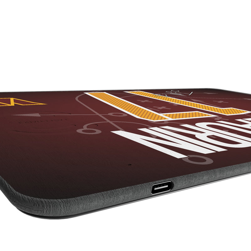 Terry McLaurin Washington Commanders 17 Game Tactic 15-Watt Wireless Charger and Mouse Pad Port.Jpg