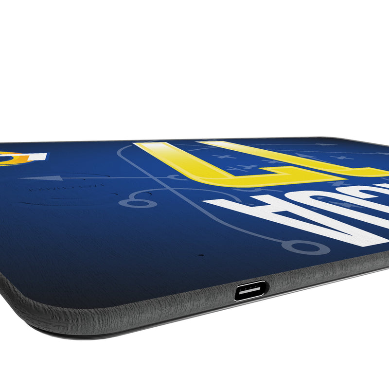 Puka Nacua Los Angeles Rams 17 Game Tactic 15-Watt Wireless Charger and Mouse Pad Port.Jpg