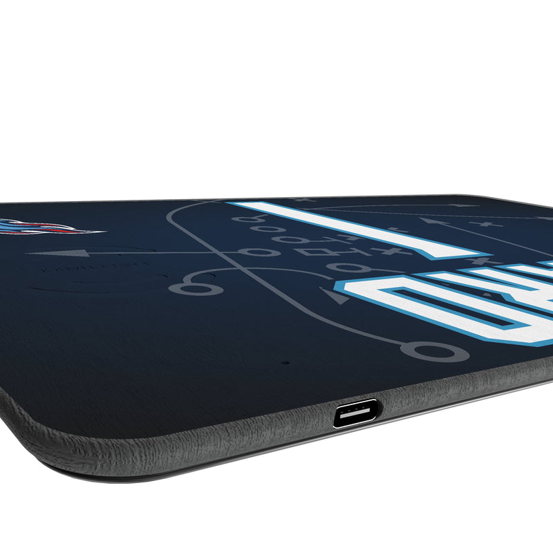 Cameron Ward Tennessee Titans 1 Game Tactic 15-Watt Wireless Charger and Mouse Pad Port.Jpg