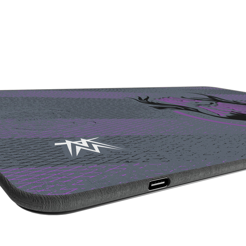 Dominik Mysterio Steel 15-Watt Wireless Charger and Mouse Pad Port.Jpg