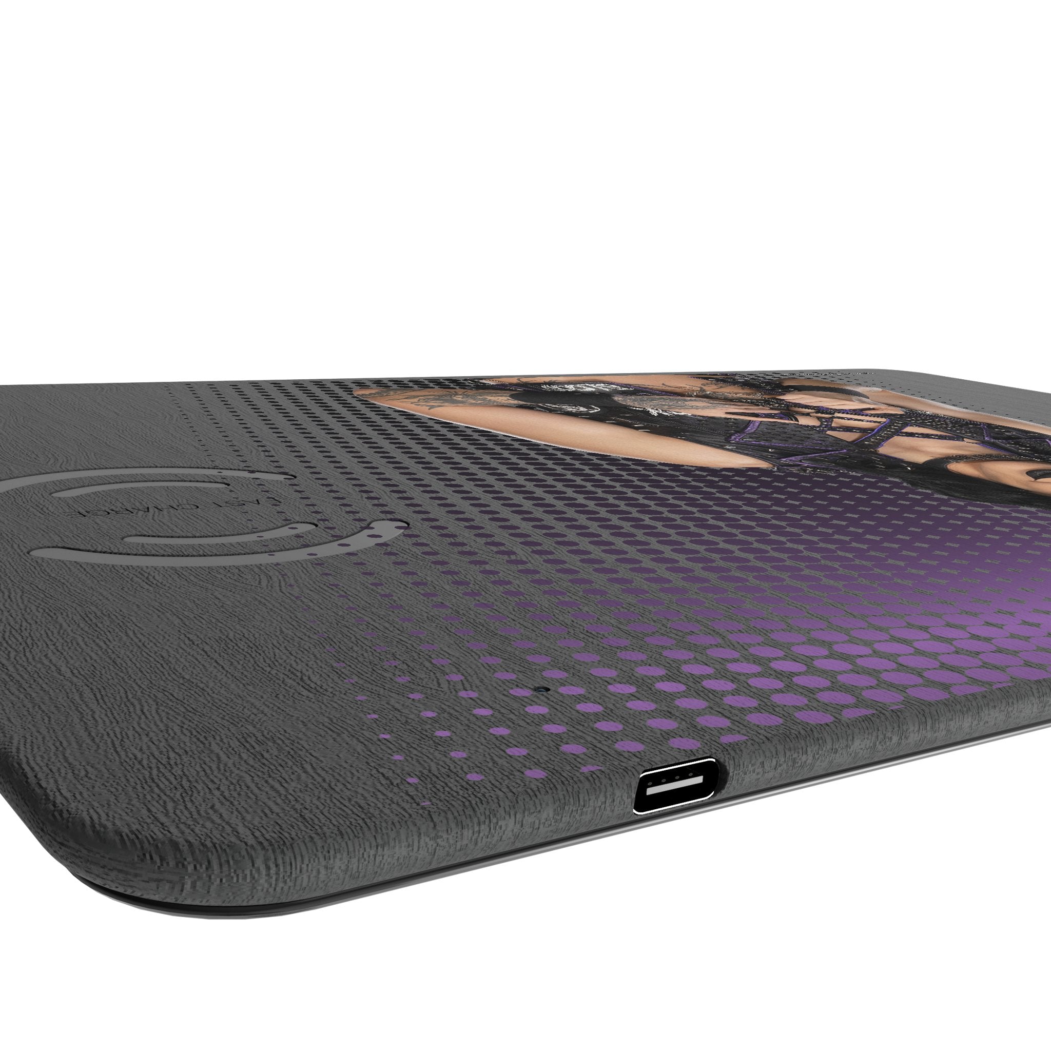 Rhea Ripley Superstar 15-Watt Wireless Charger and Mouse Pad Port.Jpg