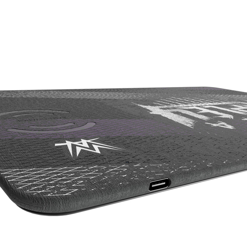 Rhea Ripley Steel 15-Watt Wireless Charger and Mouse Pad Port.Jpg