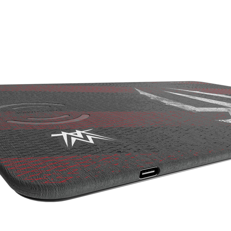 Roman Reigns Steel 15-Watt Wireless Charger and Mouse Pad Port.Jpg