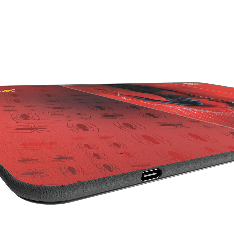 Marvel Spider-Man Cover Art 15-Watt Wireless Charger and Mouse Pad Port.Jpg