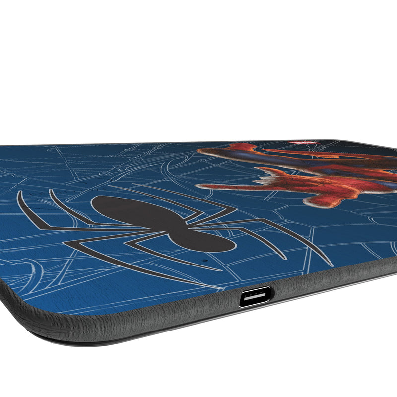 Marvel Spider-Man MechLine 15-Watt Wireless Charger and Mouse Pad Port.Jpg