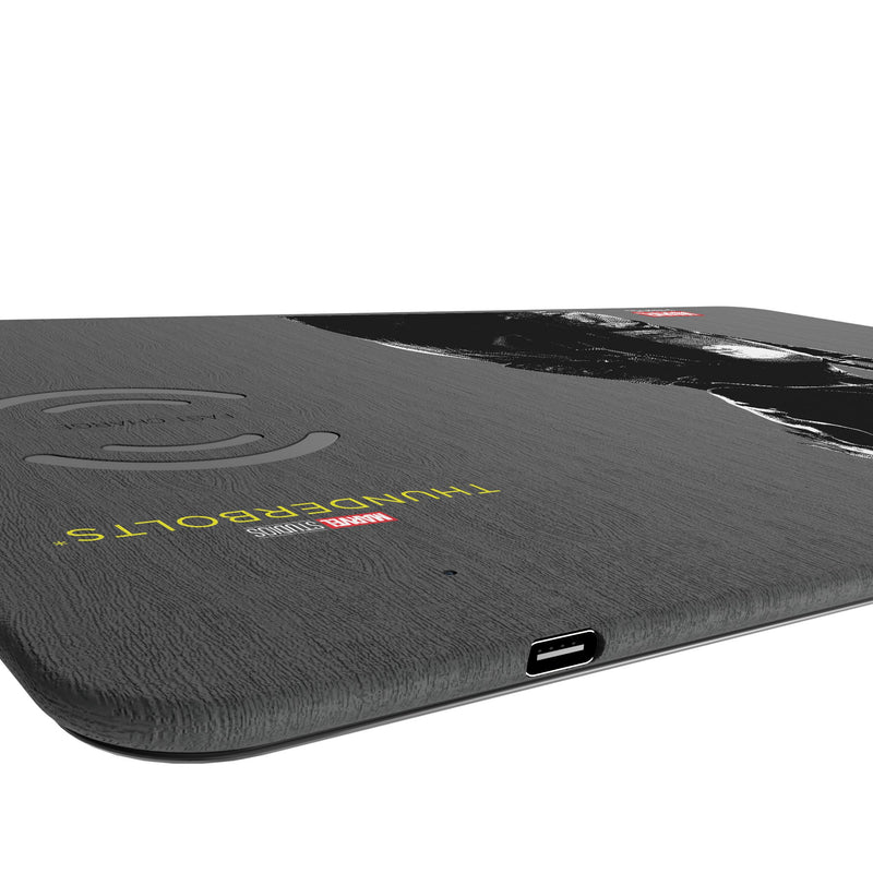 Marvel Thunderbolts Badge 15-Watt Wireless Charger and Mouse Pad Port.Jpg