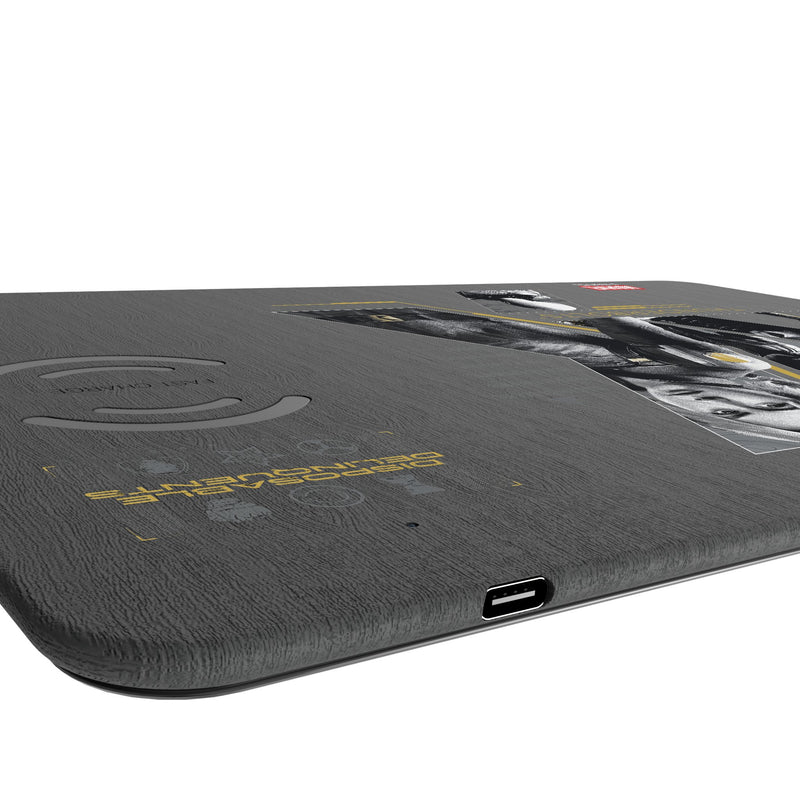Marvel Thunderbolts Badge 15-Watt Wireless Charger and Mouse Pad Port.Jpg