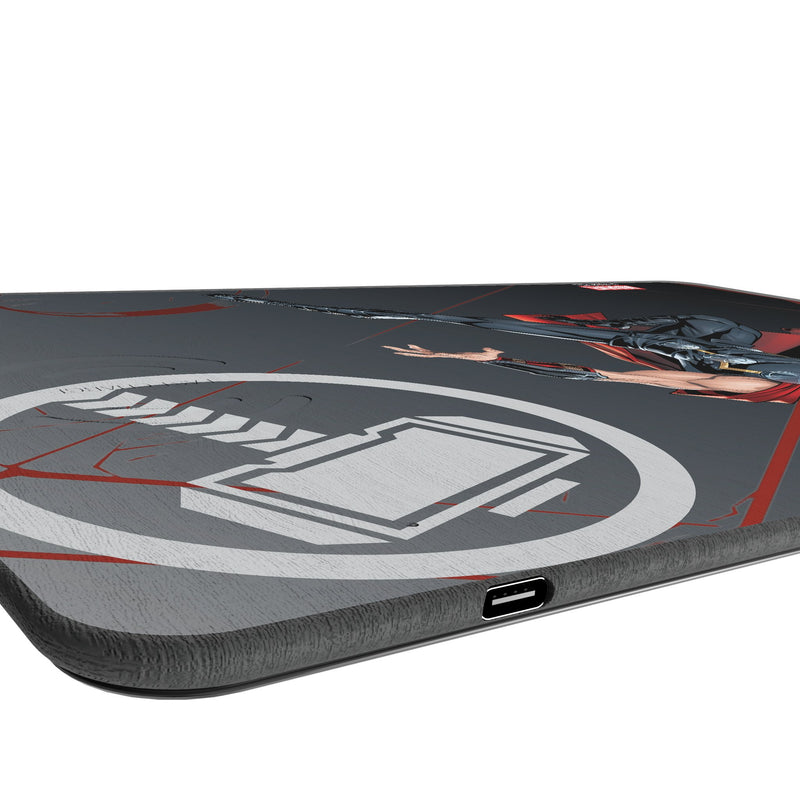 Marvel Avengers Thor MechLine 15-Watt Wireless Charger and Mouse Pad Port.Jpg