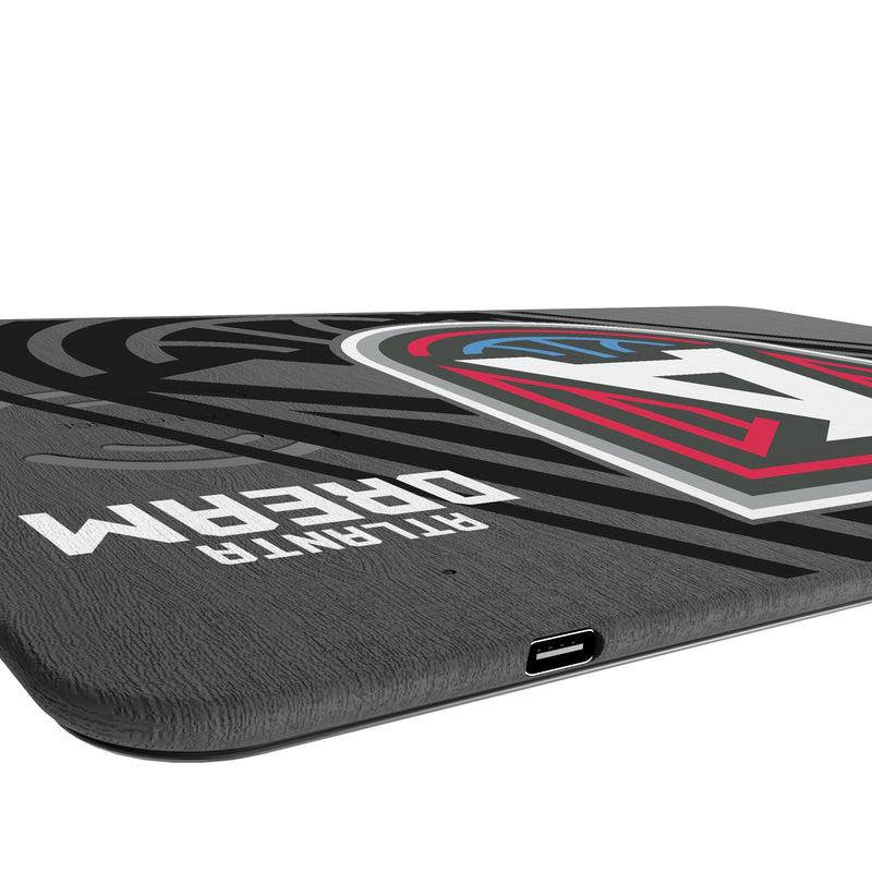 Atlanta Dream Monocolor Tilt 15-Watt Wireless Charger and Mouse Pad Port.Jpg