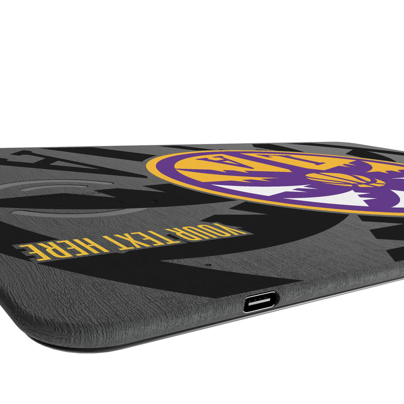 Los Angeles Sparks Personalized Tilt 15-Watt Wireless Charger and Mouse Pad Port.Jpg