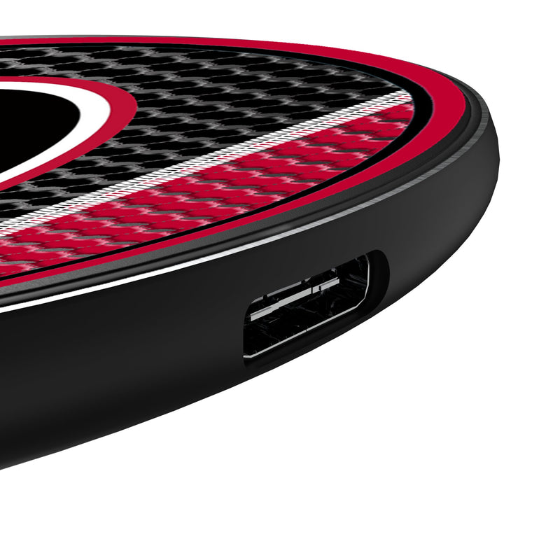 University of Georgia Bulldogs Mesh 15-Watt Wireless Charger Detail.Jpg