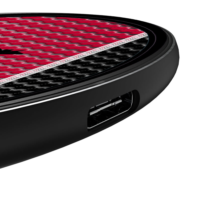 University of Utah Utes Mesh 15-Watt Wireless Charger Detail.Jpg