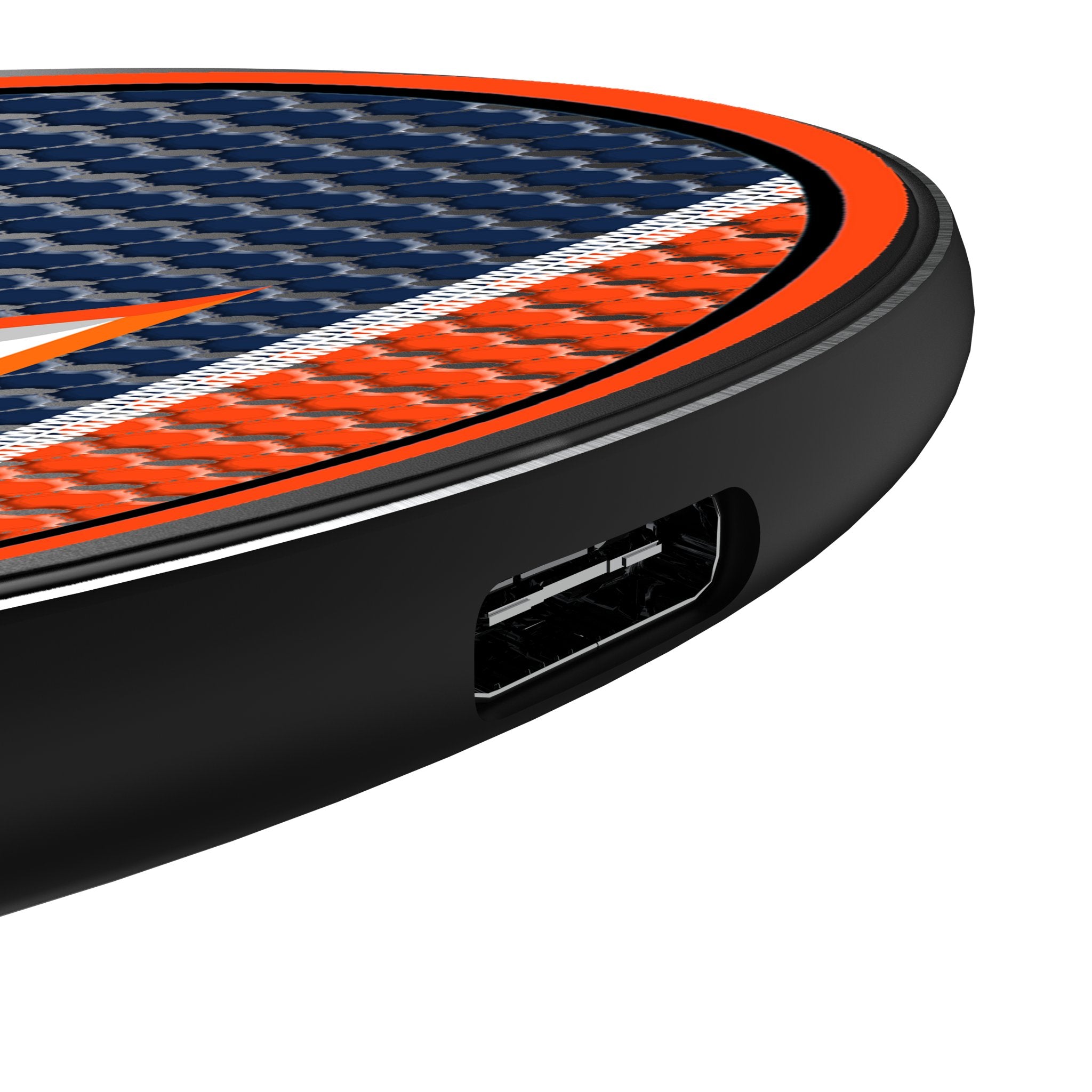 University of Virginia Cavaliers Mesh 15-Watt Wireless Charger Detail.Jpg