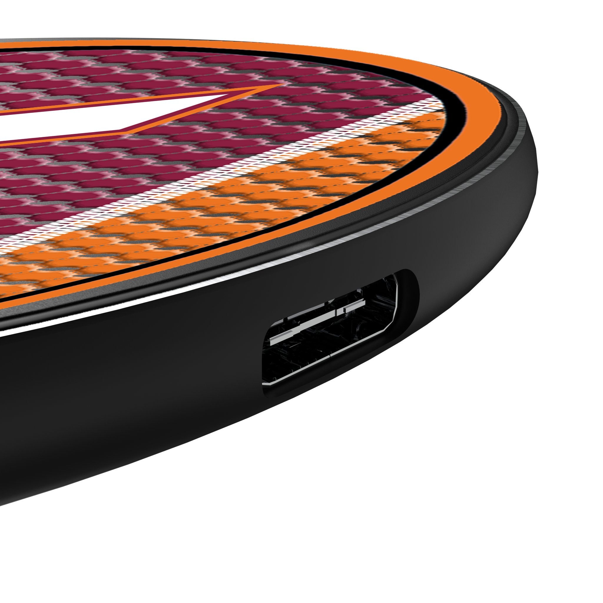 Virginia Tech Hokies Mesh 15-Watt Wireless Charger Detail.Jpg