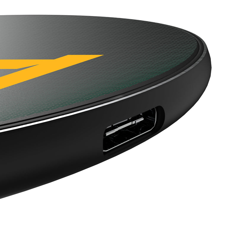 Baylor University Bears Linen 15-Watt Wireless Charger Detail.Jpg
