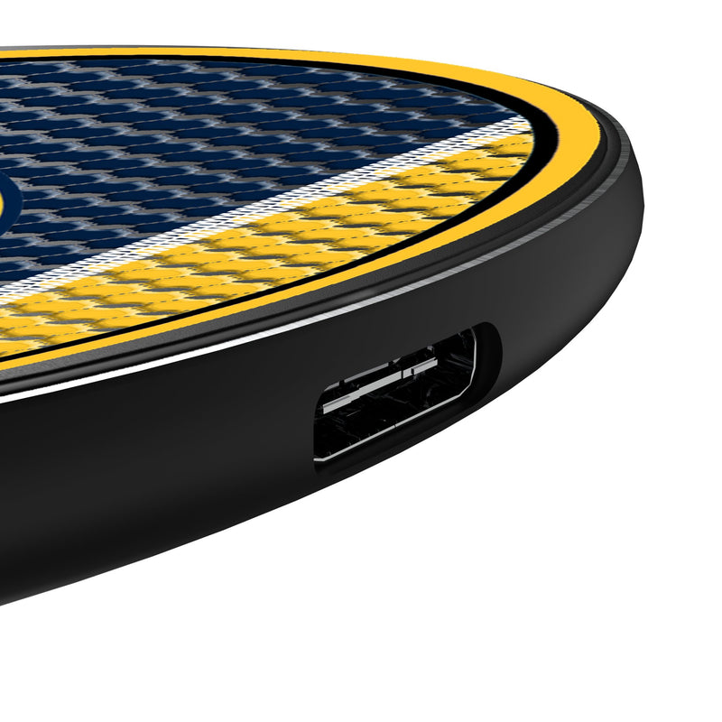 University of California Berkeley Golden Bears Mesh 15-Watt Wireless Charger Detail.Jpg