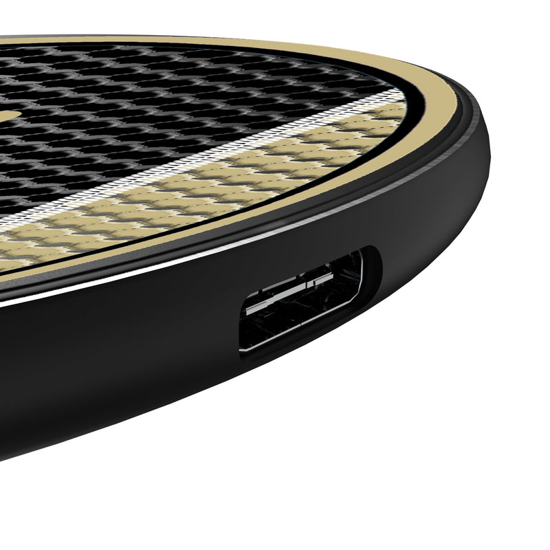 University of Colorado Buffaloes Mesh 15-Watt Wireless Charger Detail.Jpg