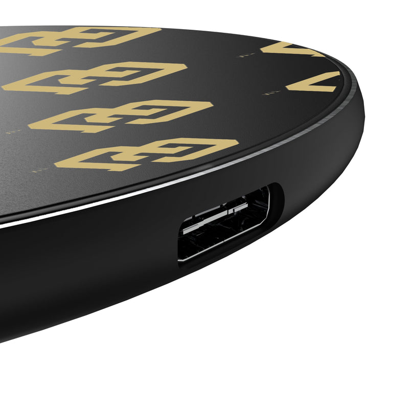 University of Colorado Buffaloes Fashion Pattern 15-Watt Wireless Charger Detail.Jpg