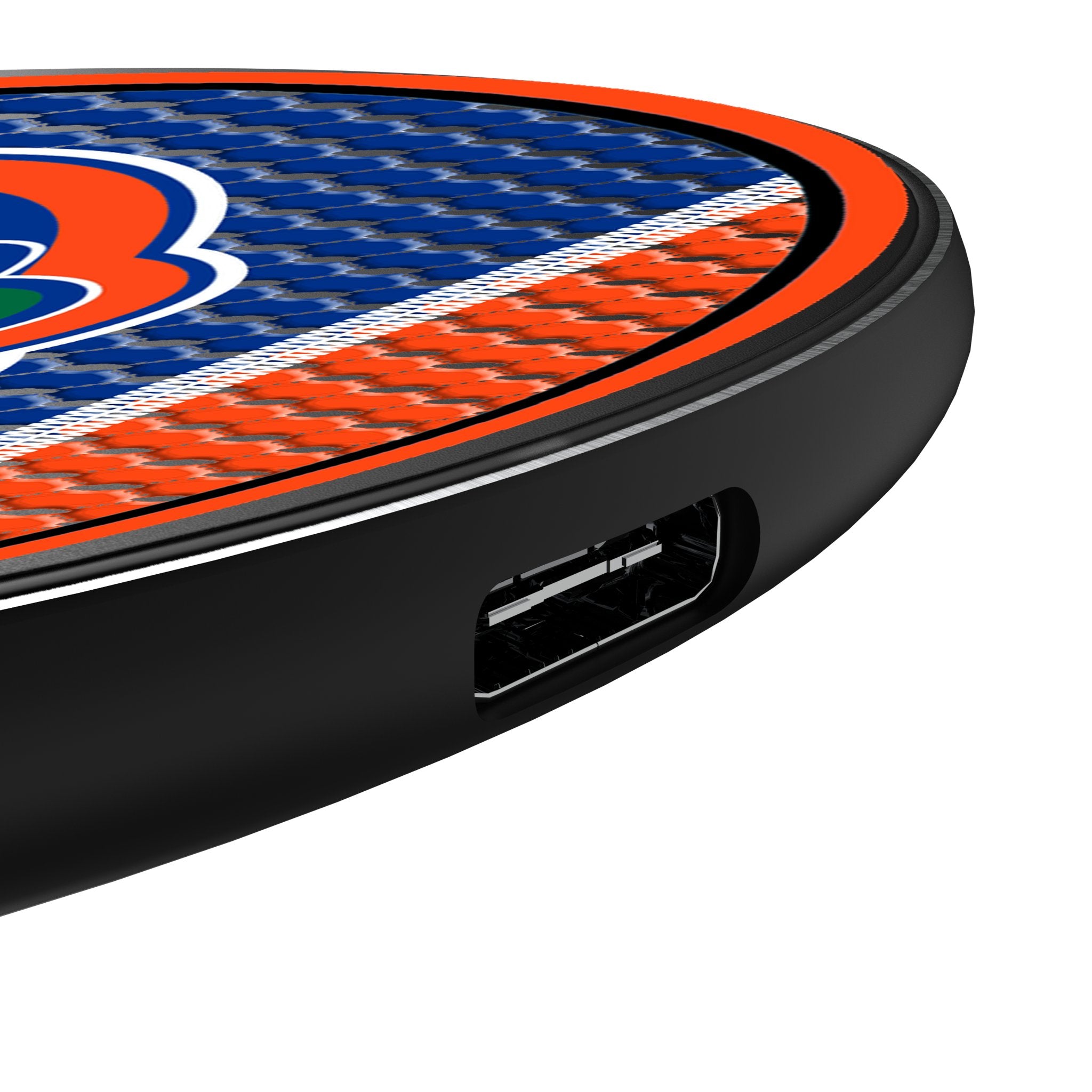University of Florida Gators Mesh 15-Watt Wireless Charger Detail.Jpg